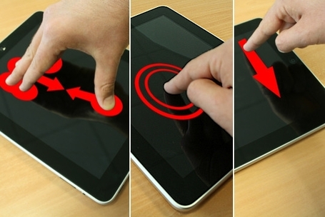 Les gestes &agrave; int&eacute;grer dans les interfaces tactiles - Journal du Net e-Business | Tablet - Tablettes Tactiles | Scoop.it