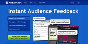Poll Everywhere | Web Tools for Collaborative Learning | Scoop.it