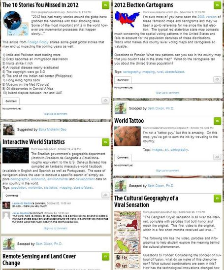 The Best Posts for 2012 | Geography Education | Scoop.it