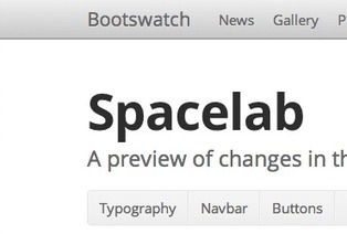 Bootswatch: Free themes for Twitter Bootstrap | Int&eacute;gration Html5-CSS3, Webdesign, Responsive design, mobile first, user experience, | Scoop.it