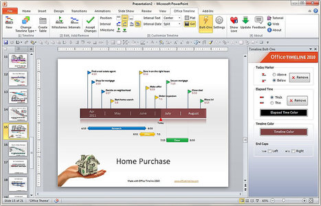 Create Beautiful Timelines, Gantt Charts, and Project Schedules in Microsoft PowerPoint 2007 and 2010 With Just a Few Clicks! Free Add-in, Download Now!