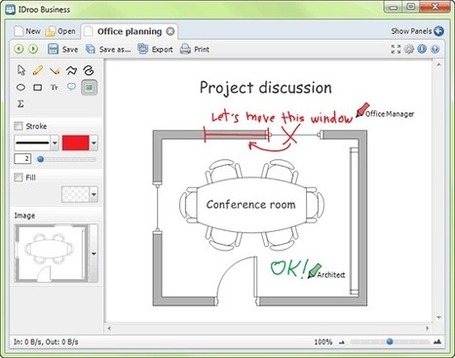 IDroo tableau blanc partag&eacute; pour Skype (gratuit pour l'&eacute;ducation mais non libre et uniquement pour Windows) | Universit&eacute;s et r&eacute;seaux sociaux | Scoop.it
