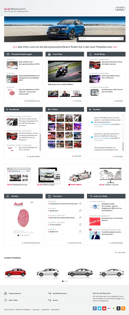 Audi Newsroom | Social Media Newsrooms | Scoop.it