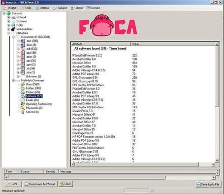 Pr&eacute;sentation d'un outil d'Open Source Intelligence : FOCA | formation 2.0 | Scoop.it