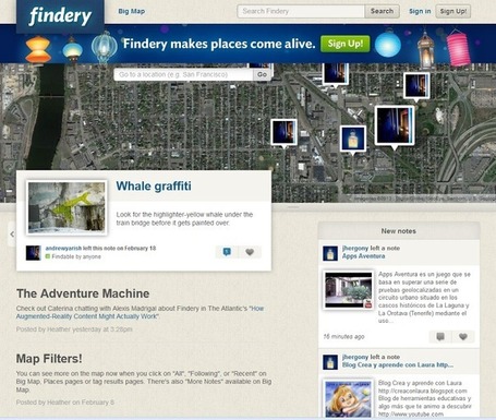Findery - notas multimedia geolocalizadas de Realidad Aumentada | Vulbus Incognita Magazine | Scoop.it