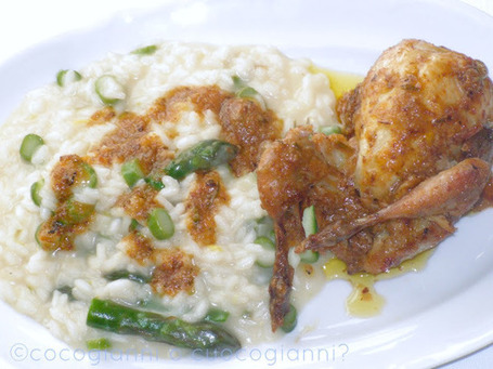 RISOTTO CON ASPARAGI E QUAGLIE | Ricette e notizie culinarie "akkiappate" dal web | Scoop.it
