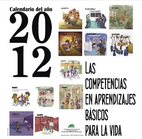 Calendario 2012 sobre Competencias B&aacute;sicas | Conunpocoaz&uacute;car | Scoop.it