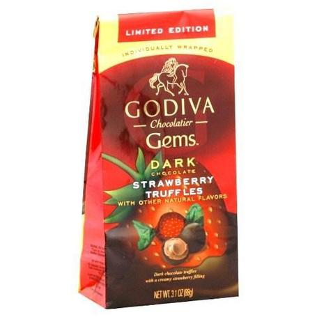 Godiva Gems Dark Chocolate Strawberry Truffles Candy Buffet Weddings and