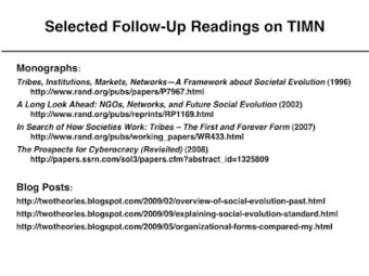 Visions from Two Theories: TIMN in 20 minutes: a video presentation | The P2P Daily | Scoop.it