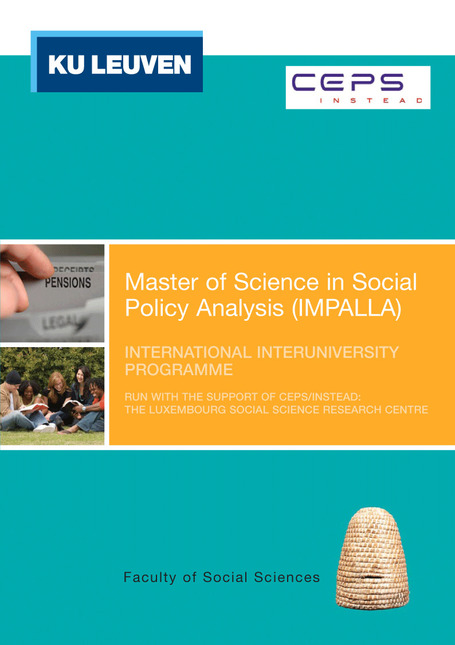International Master of Science in Social Policy Analysis - IMPALLA | academic hipster | Scoop.it