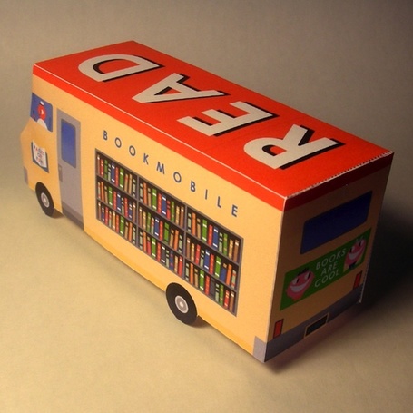 Papercraft Bookmobile | Art 2.0 | Scoop.it