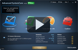 Advanced SystemCare Free 4 Download Review for Windows XP/Vista/7 - IObit | "#Google+, +1, Facebook, Twitter, Scoop, Foursquare, Empire Avenue, Klout and more" | Scoop.it