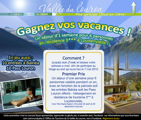 Vall&eacute;e du Louron - Page officielle - Jeu-concours | Facebook | Vall&eacute;e du Louron Pyr&eacute;n&eacute;es | Scoop.it