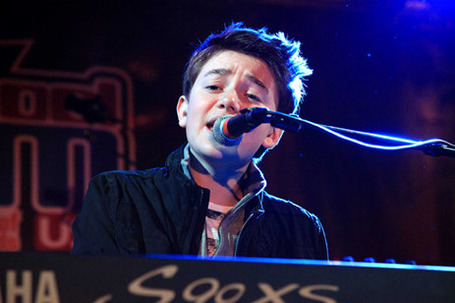 This weekend in Downtown Disney at Disneyland in California Greyson Chance