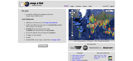 MapAList - Create and Manage Maps of Address Lists | educaci&oacute;n y ciencias sociales | Scoop.it