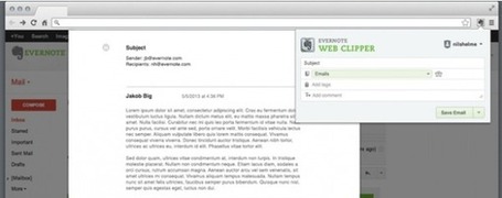 Ya podemos guardar con un click los mails de Gmail en Evernote | Las TIC y la Educaci&oacute;n | Scoop.it