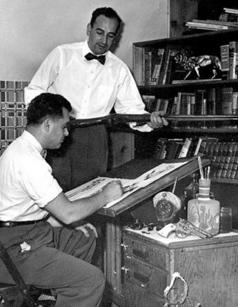 cartoonistsattheirdesks: Jack Kirby and Joe... | MulderComicReport | Scoop.it