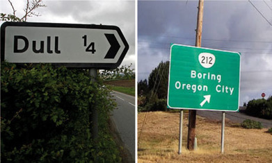 Silly placenames: welcome to Dull, twinned with Boring | Geography Education | Scoop.it
