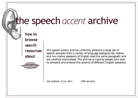 Speech Accent Archive | Digital Delights for Learners | Scoop.it