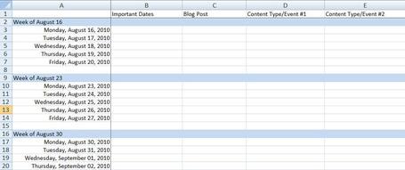 How to Put Together an Editorial Calendar for Content Marketing | Content Marketing Institute | Social Media Index | Scoop.it
