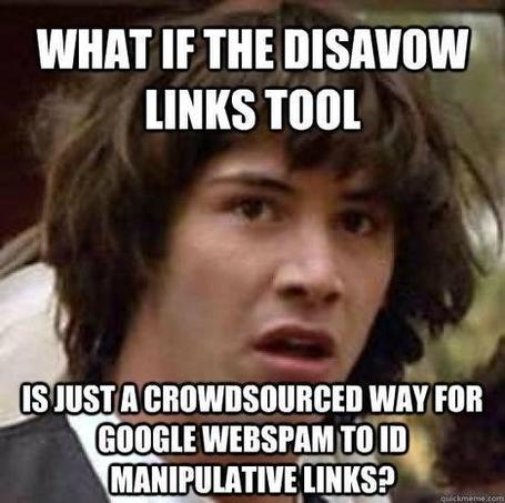 Google disavow links tool. Wearing the tin foil hat... | Real SEO | Scoop.it