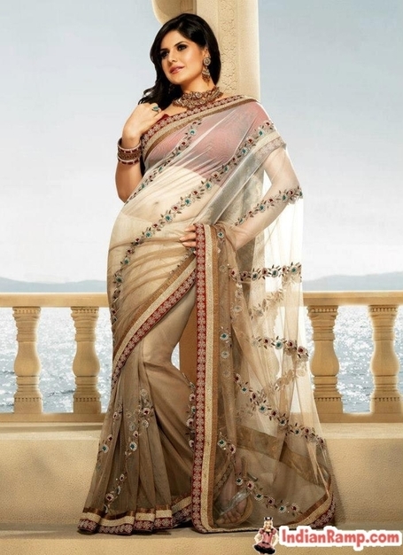 Zarine Khan in Designer Lehenga Saree, Bollywood Fashion Sarees | Indian Fashion Updates | Scoop.it