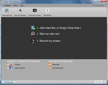 Vigleo, captura un v&iacute;deo de tu Escritorio o webcam y comp&aacute;rtelo | tecnoscience | Scoop.it