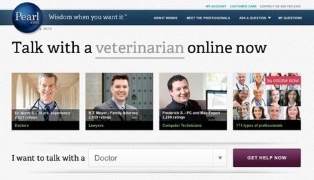 Pearl.com provides on-demand professional advice | Collective Intelligence & Distance Learning | Scoop.it