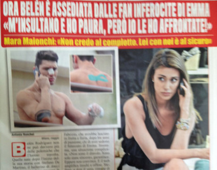 Belen perseguitata dalle fan di Emma Marrone | Gossip blog ... | JIMIPARADISE! | Scoop.it