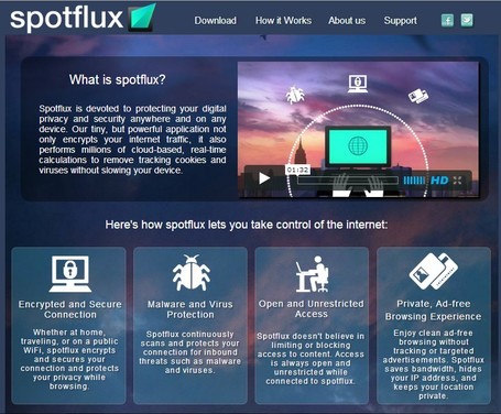 Spotflux - lets you connect to the internet freely, safely, and securely from anywhere in the world | WEBOLUTION! | Scoop.it