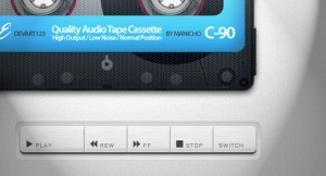 Old School Cassette Player with HTML5 Audio | HTML5 News | Scoop.it