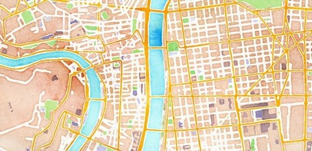 La cartographie en aquarelle - Ca sert &agrave; rien mais c'est beau. | G&eacute;ographie : les derni&egrave;res nouvelles de la toile. | Scoop.it