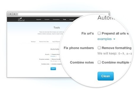 Soocial • Easy & Complete Contacts Sync | Trucs et astuces du net | Scoop.it