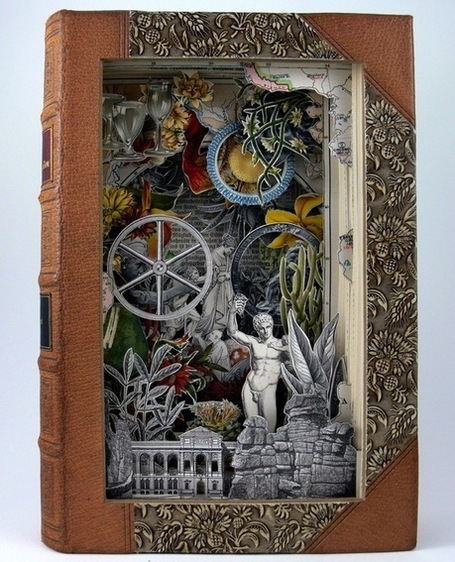 Artist Cuts Encyclopedias to Create Storybook Art - My Modern Metropolis | Photography Tips | Scoop.it