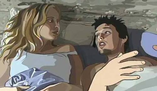 Waking Life Bed Scene with Ethan Hawke