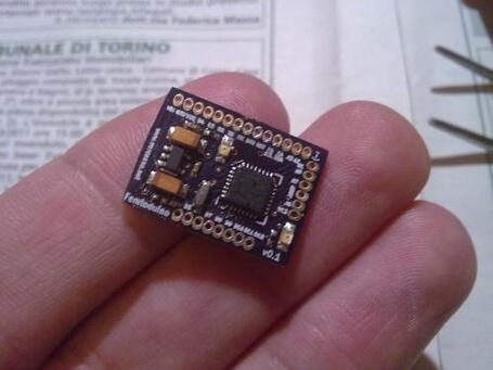 Arduino Blog &raquo; Blog Archive &raquo; Tiny Femtoduino, The Smallest Arduino Compatible Board | Arduino | Scoop.it