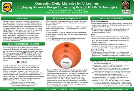 Connecting Digital Literacies for All Learners: Employing Universal Design for Learning through Mobile Technologies | SENSES project: Assembling your digital toolkit | Scoop.it