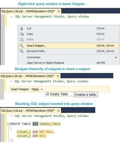 Code Snippets in SQL Server 2012 For Greater Team Productivity | My Love with SQL Server | Scoop.it