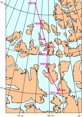 Earth's Inconstant Magnetic Field And The Drift Of The Magnetic North Pole | Integra&ccedil;&atilde;o curricular das TIC | Scoop.it