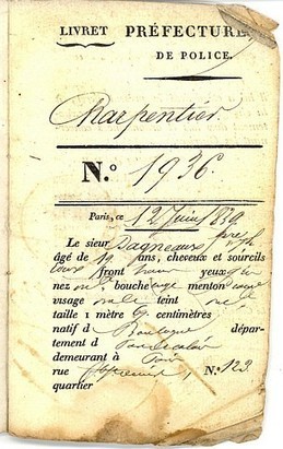 Le livret ouvrier en 1803 | un peu d'HISTOIRE - GEOGRAPHIE ET OU LITTERATURE | Scoop.it