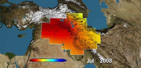 NASA Satellites Find Freshwater Losses in Middle East | Geography Education | Scoop.it