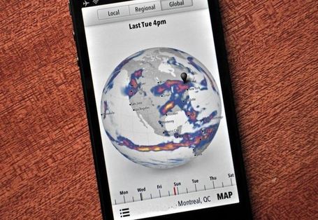 Forecast.io une excellente application M&eacute;t&eacute;o pour iPhone qui n&rsquo;en est pas une | Veille Techno et Informatique "Autrement" | Scoop.it