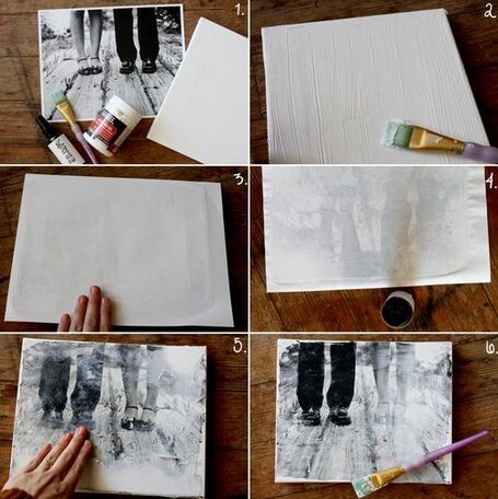 Make Your Own Canvas Portrait! - A Beautiful Mess | Art 2.0 | Scoop.it
