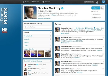 Habemus un candidat-president qui twitte! | Politique et medias sociaux | Scoop.it