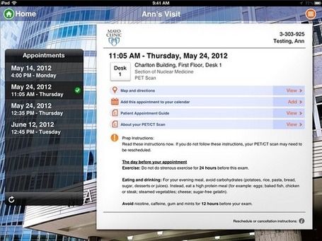 Mayo Clinic launches first free app specifically directed at patients | La Nueva Relaci&oacute;n Paciente-M&eacute;dico | Scoop.it