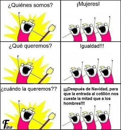 Las feminazis de palo atacan en Navidad.<br/> Enviador... - finofilipino | El ojo morado | Scoop.it
