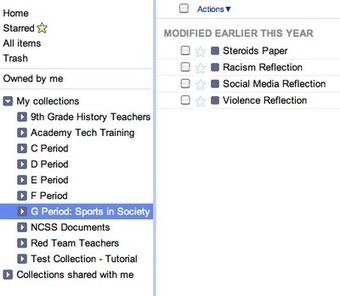 The History 2.0 Classroom: Google Docs X Organizing & Promoting the Writing Process | Teaching, Sharing | Scoop.it