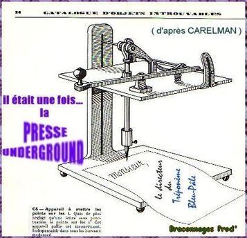Il &eacute;tait une fois... la presse Underground - Le Tr&eacute;pon&egrave;me Bleu P&acirc;le | Po&eacute;sie El&eacute;mentaire | Scoop.it