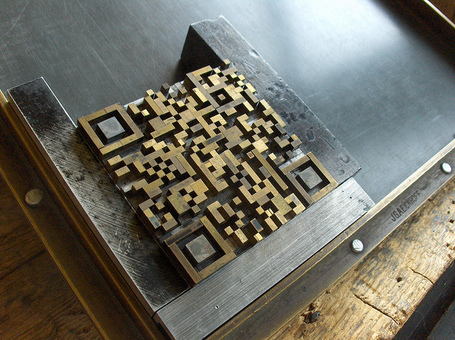 The letterpress QR Code generator | artcode | Scoop.it