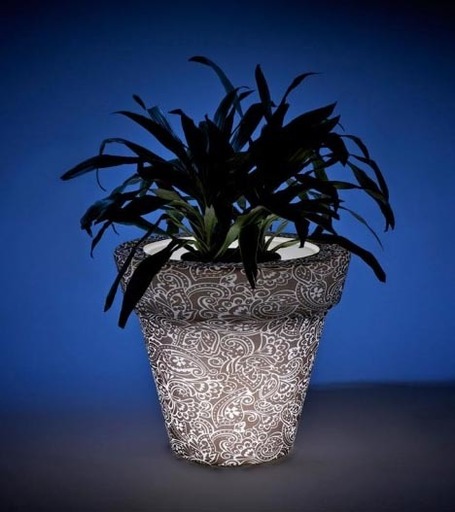 LED Light Pots: Plant a Colorful Glow-